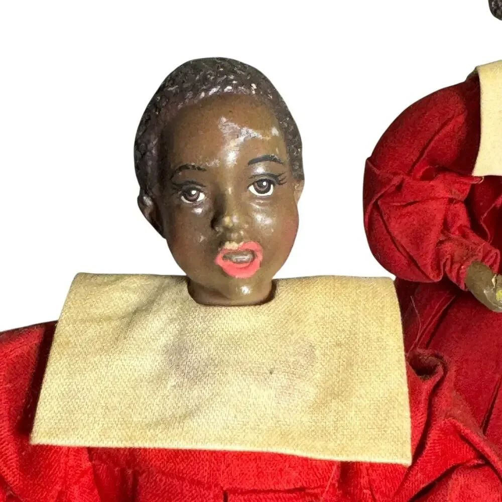 Vintage Silvestri Holiday Christmas African American Children Choir Figurines
